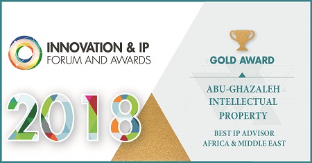 Abu-Ghazaleh Intellectual Property Wins 'Best IP Advisor in Africa & Middle East Award'