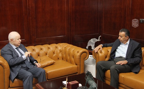 Abu-Ghazaleh Receives Jordan Ambassador to Kenya and Uganda, Discusses Issues of Mutual Interest
