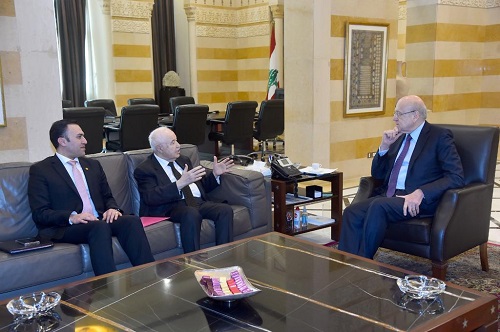 Mikati Receives Abu-Ghazaleh, Affirms Government’s Keenness on Implementing Digital Transformation Strategy