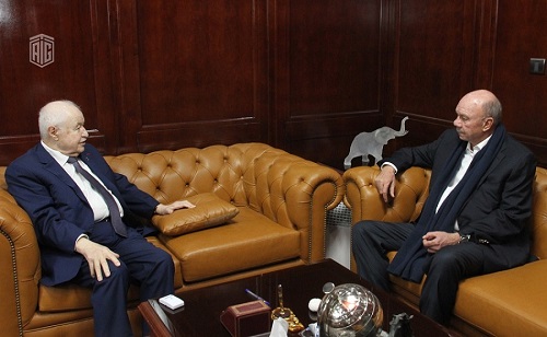 Abu-Ghazaleh Receives President of the Jordanian Senate, HE Mr. Faisal Al Fayez