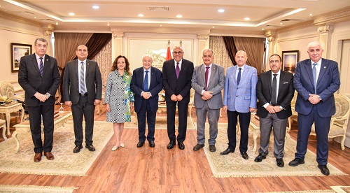 Arab Organization for Industrialization’s Chairman and Abu-Ghazaleh Discuss Ways of Strengthening Cooperation