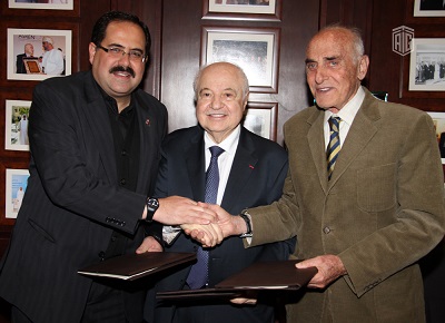 Abu-Ghazaleh donates to the Palestine Ministry of Higher Education and Scientific Research for the international high-speed linkage for research and education